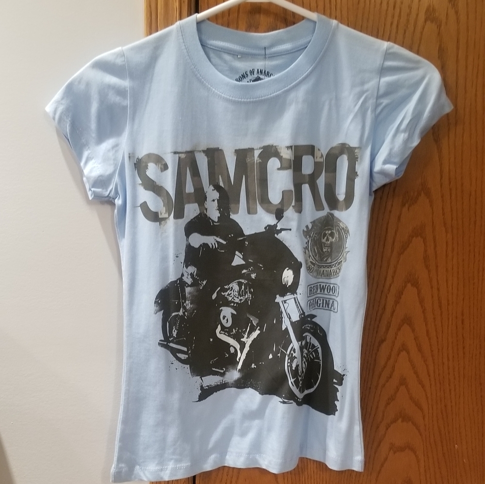 Sons of Anarchy light blue tee